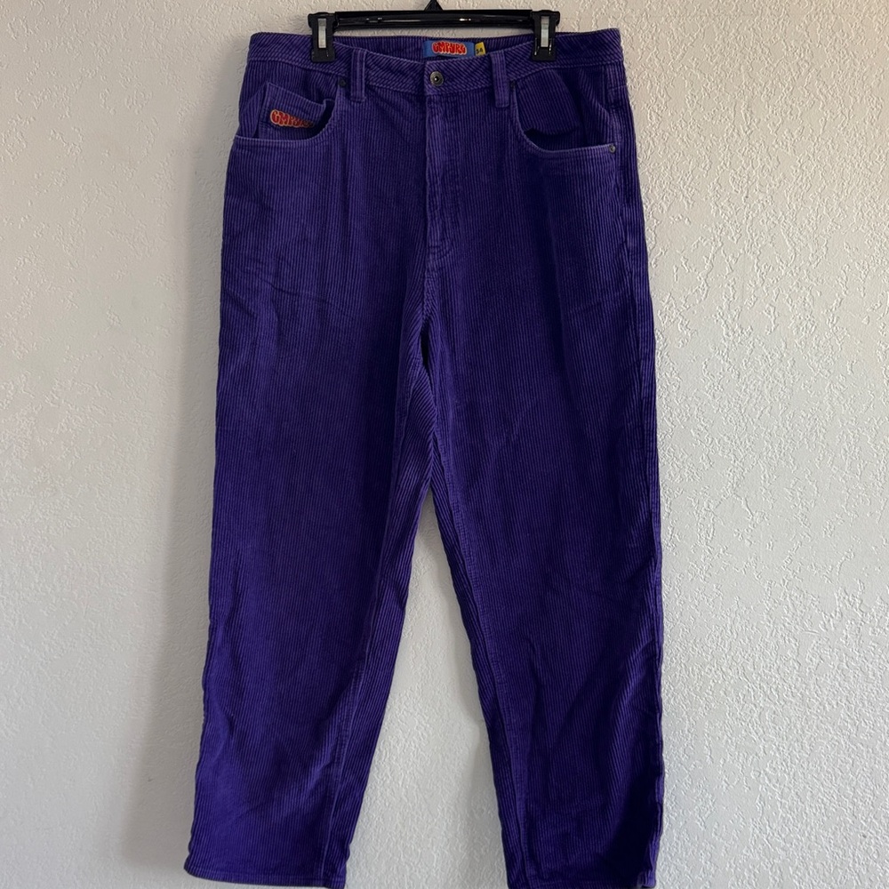 Empyre Men's Deep Purple Corduroy Pants